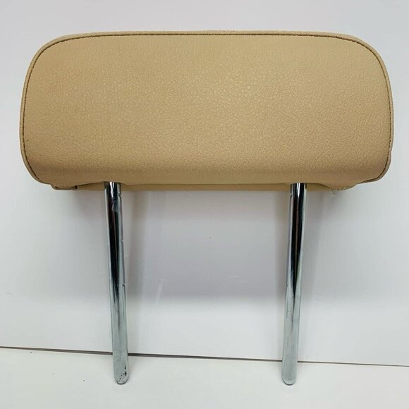 2004 - 10 BMW X3 Rear 2nd Row Left Or Right Seat Headrest Leather Beige OEM (1) - Picture 1 of 11